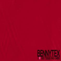Coupon 3m voile de coton uni onde bleue