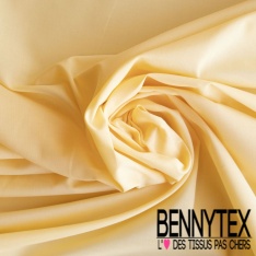 Coupon 3m voile de coton uni bleu étoile