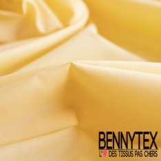 Coupon 3m voile de coton uni bleu étoile