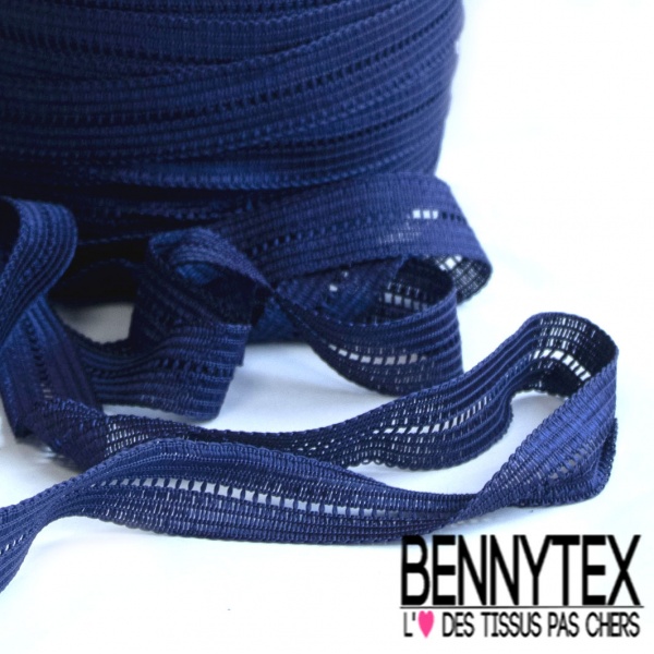 5m galon guipure coton picot fixe noir