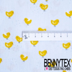 Toile lorraine impression ballon de baudruche festif fond blanc optique