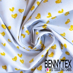 Toile lorraine impression ballon de baudruche festif fond blanc optique