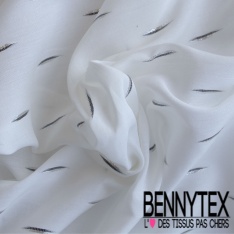Coupon 3m Voile fibranne viscose uni coquille d'oeuf