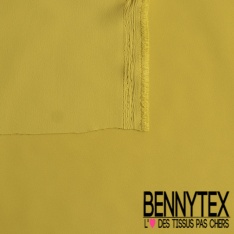 Crêpe polyester double retors uni magenta certifié Oeko Tex