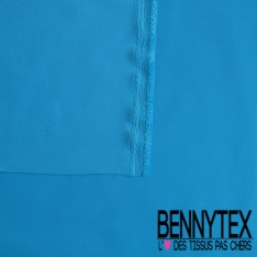 Crêpe polyester double retors uni marine certifié Oeko Tex