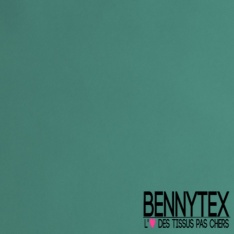 Crêpe polyester double retors uni clémentine certifié Oeko Tex