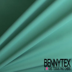 Crêpe polyester double retors uni clémentine certifié Oeko Tex