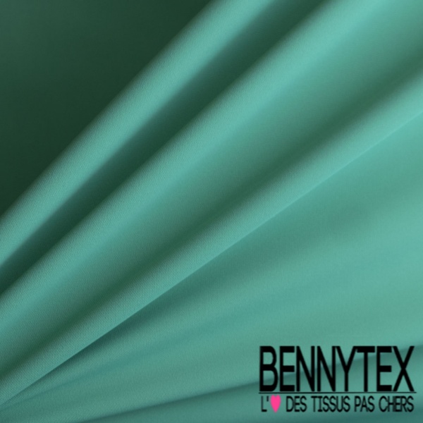 Crêpe polyester double retors uni clémentine certifié Oeko Tex