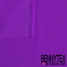 Crêpe polyester double retors uni vert marine certifié Oeko Tex