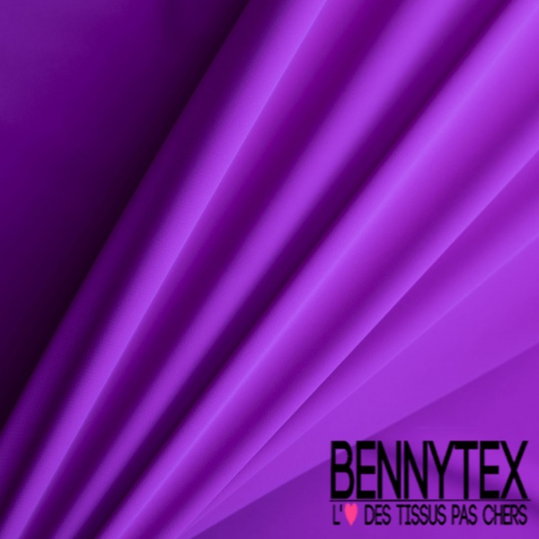 Crêpe polyester double retors uni vert marine certifié Oeko Tex