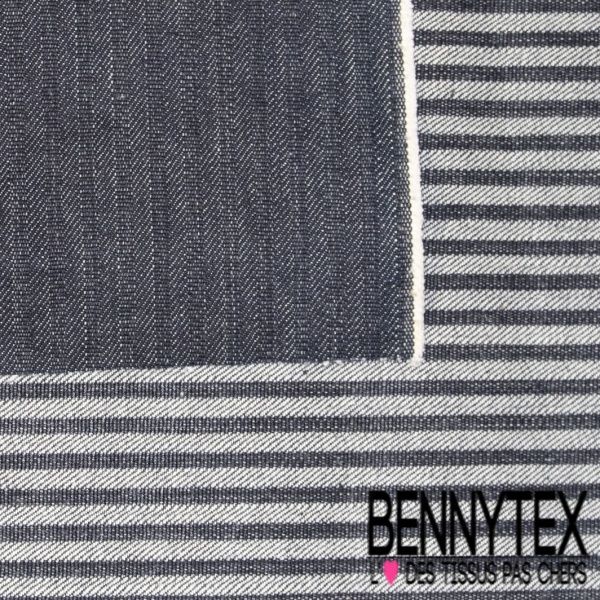 Jeans coton épais bleu moyen