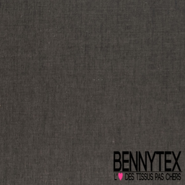 Jeans coton épais double face recto rayure verticale bleu brut blanc discret envers uni bleu brut