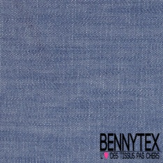 Jeans coton fin bleu brut