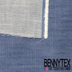 Jeans coton fin bleu brut