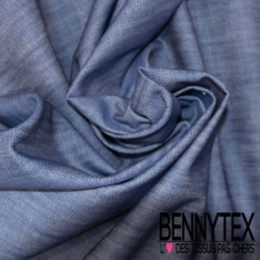Jeans coton fin bleu brut