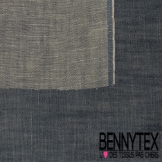 Jeans coton élasthanne bleu moyen