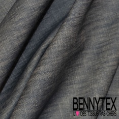 Jeans coton élasthanne bleu moyen