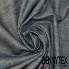 Jeans coton élasthanne bleu moyen