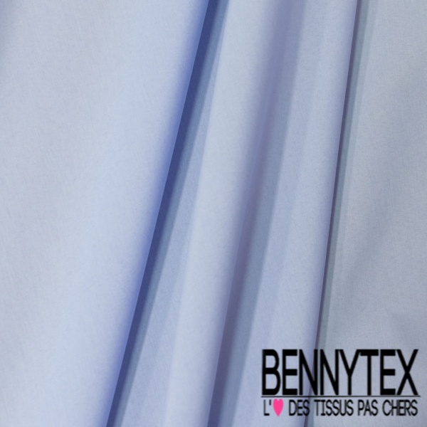 Coupon 3 m Popeline coton polyester élasthanne uni café noir