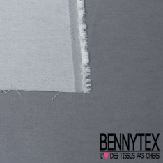 Jeans coton élasthanne moyen charbon brut