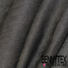 Jeans coton élasthanne noir charbon bleuté