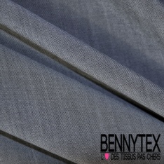 Laine froide tailleur uni bleu nuit