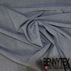 Laine froide tailleur uni bleu nuit