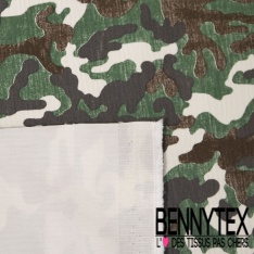 Gabardine satin coton contrecollée rigide motif rayure serpent verticale