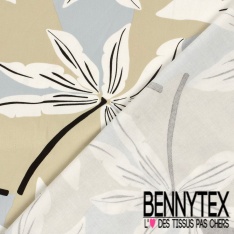 Satin coton élasthanne imprimé zèbre noir fond rose grenadine oeko tex