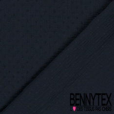 Coton double gaze plumetis rouille oeko tex