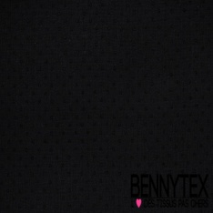Coton double gaze plumetis marine oeko tex