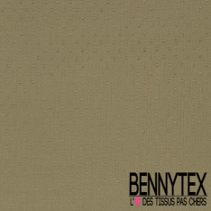Coton double gaze plumetis blanc cassé oeko tex