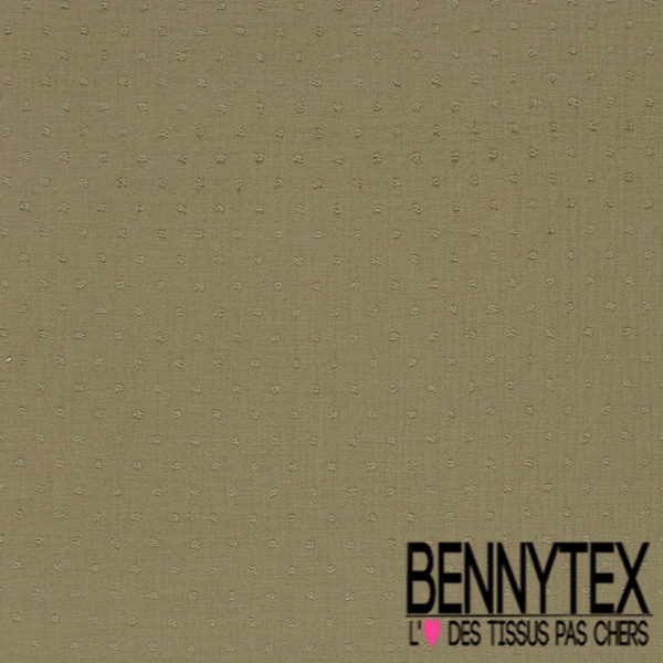 Coton double gaze plumetis blanc cassé oeko tex