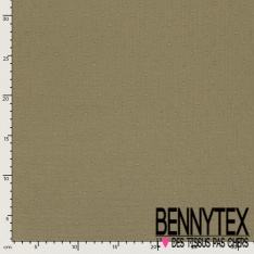 Coton double gaze plumetis blanc cassé oeko tex