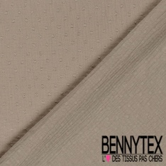 Coton double gaze plumetis vert d'eau oeko tex