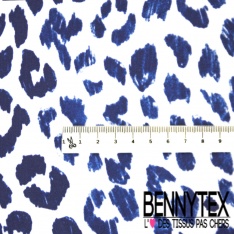 Voile de coton imprimé grande fleur picturale ton mauve violet prune fond rose