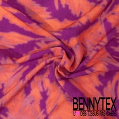 Fibranne viscose effet lin imprimé géométrique amérindien fond blanc discret