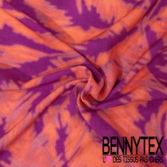 Fibranne viscose effet lin imprimé géométrique amérindien fond blanc discret