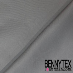 Twill de soie uni bleu nuit