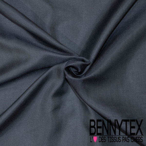 Pongé organza de soie uni navy