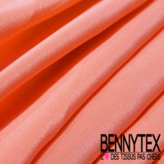 Crêpe de Chine 9 Mommes uni blanc discret