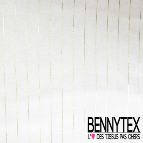 Coupons de 3m de Voile polyester viscose dévoré motif cachemire noir fond blanc discret