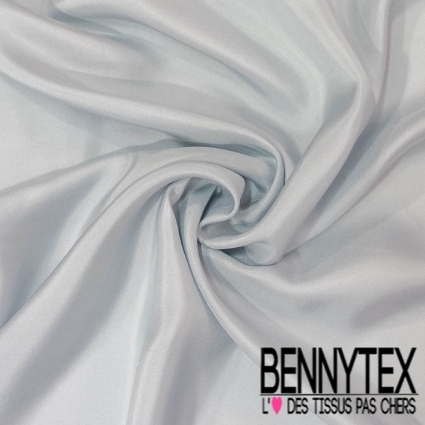 Pongé organza de soie uni rosée grise