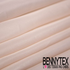 Pongé organza de soie uni rosée grise