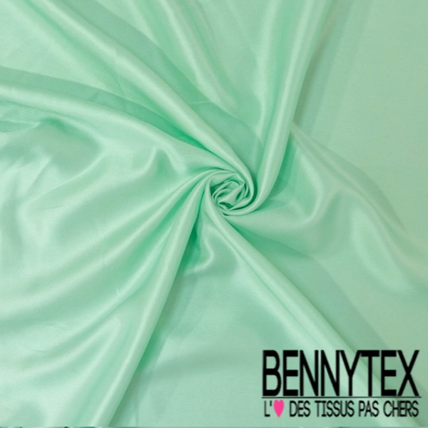 Twill de soie uni vert d'eau