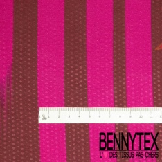 Panneau Fibranne viscose imprimé floral noir naïf fond crème