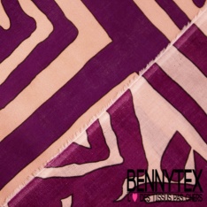 Voile de coton digital imprimé quadrillage provençale charbon blanc discret