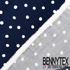 Fibranne viscose imprimé digital rayure horizontale trie and die vert d'eau charbon blanc discret