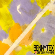 Popeline coton élasthanne digital imprimé floral japonisant blanc fond rouge cerise