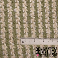 Coton natté quadrillage tartan blanc dicret gris clair fond marine